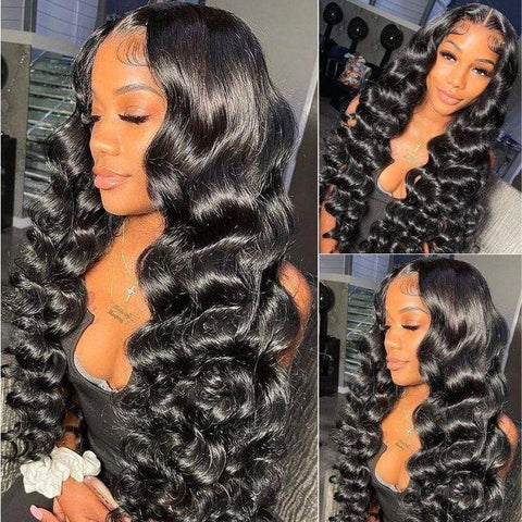 Malaysian Loose Deep Wave Bundle Deals + Closure